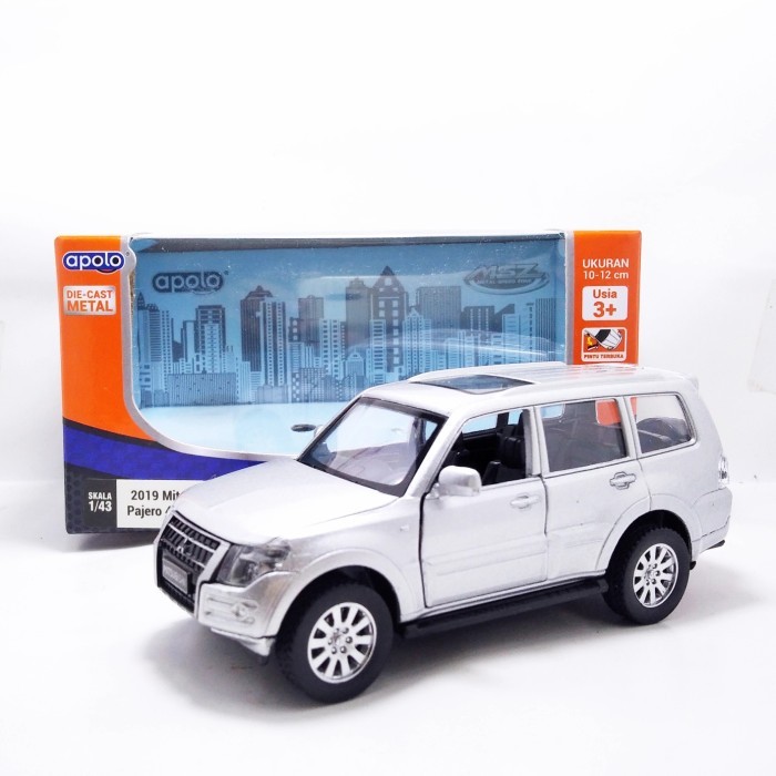 Miniatur Mobil Diecast Apolo MSZ Mitsubishi Pajero 4WD Turbo KP