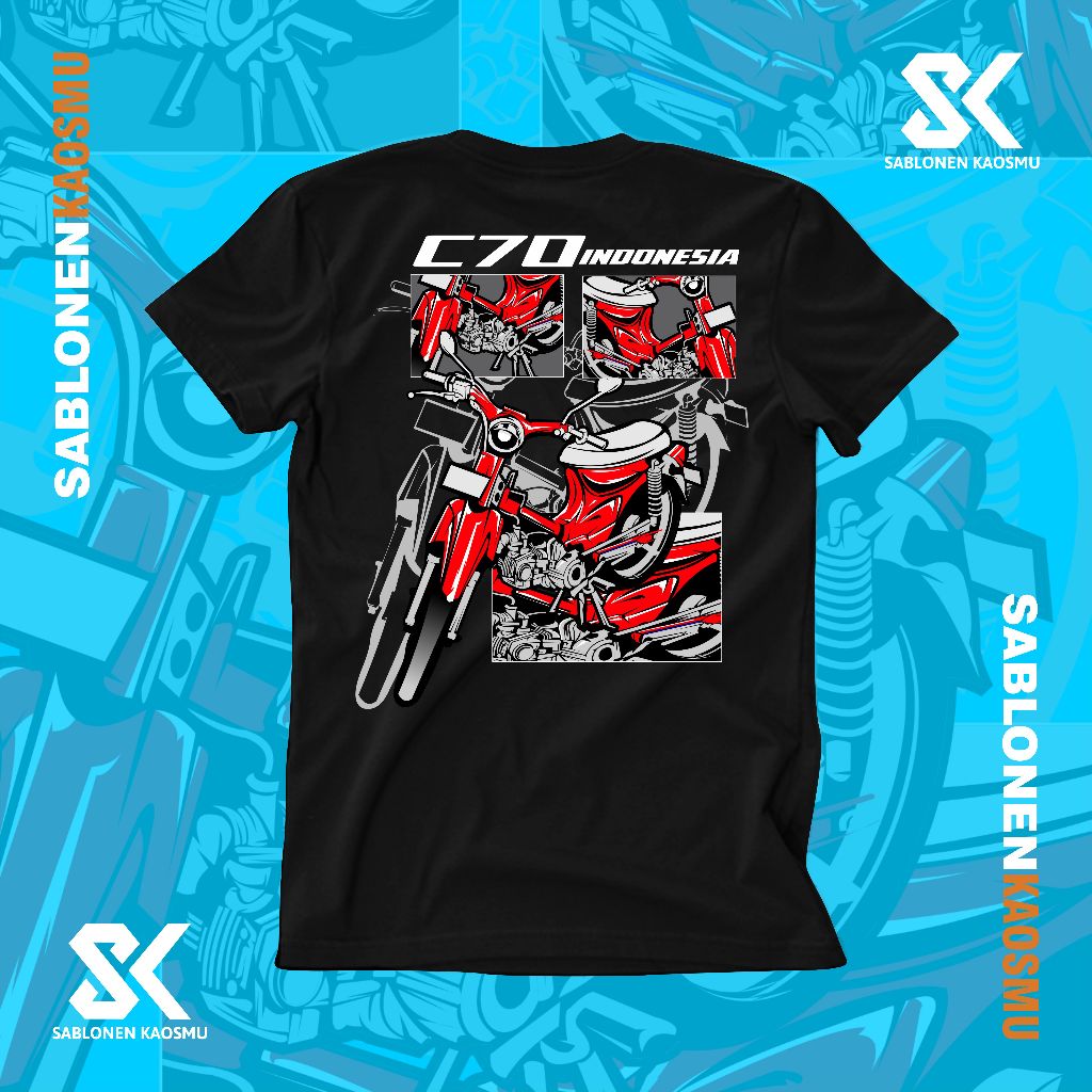 KAOS C70 INDONESIA - COMBAD 24S PREMIUM | MOTOR SERIES