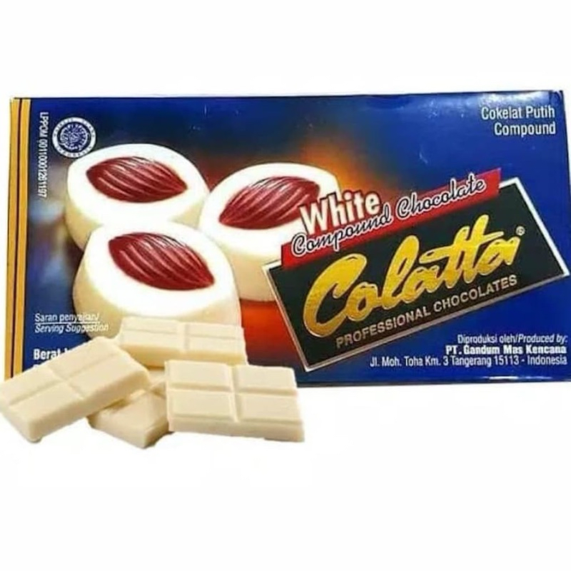 

Colatta Compound Chocolate White - Coklat Putih Batang 250g