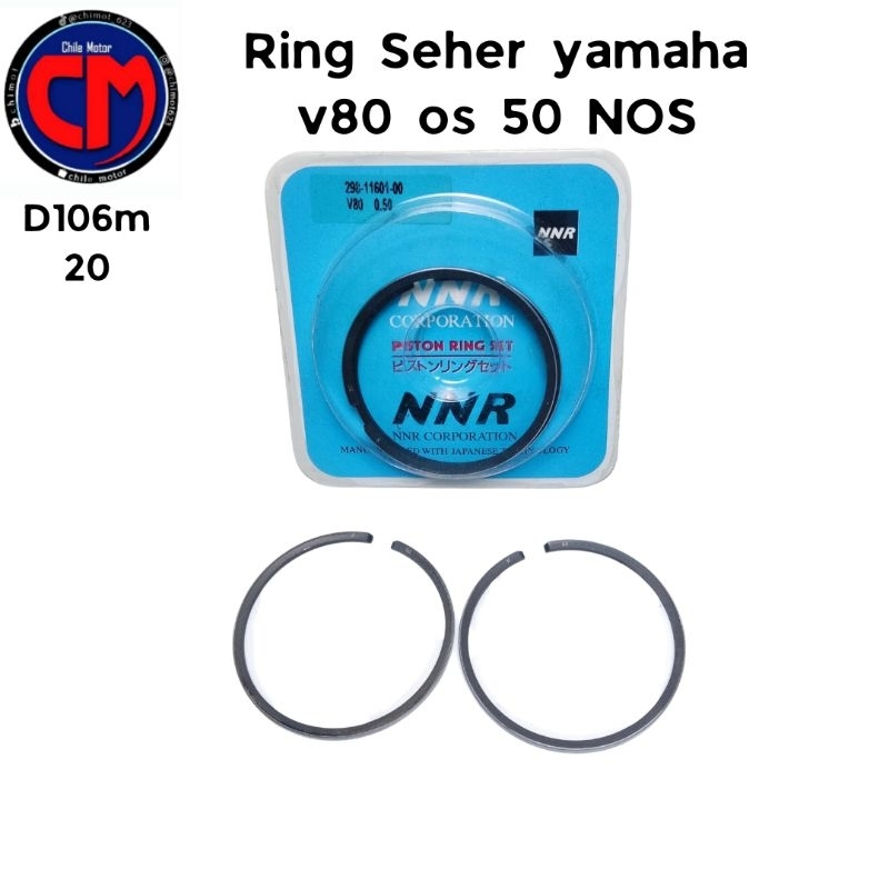 Ring Seher Piston Kit Yamaha V80 V 80  BELLE  Oz 50 R 17e