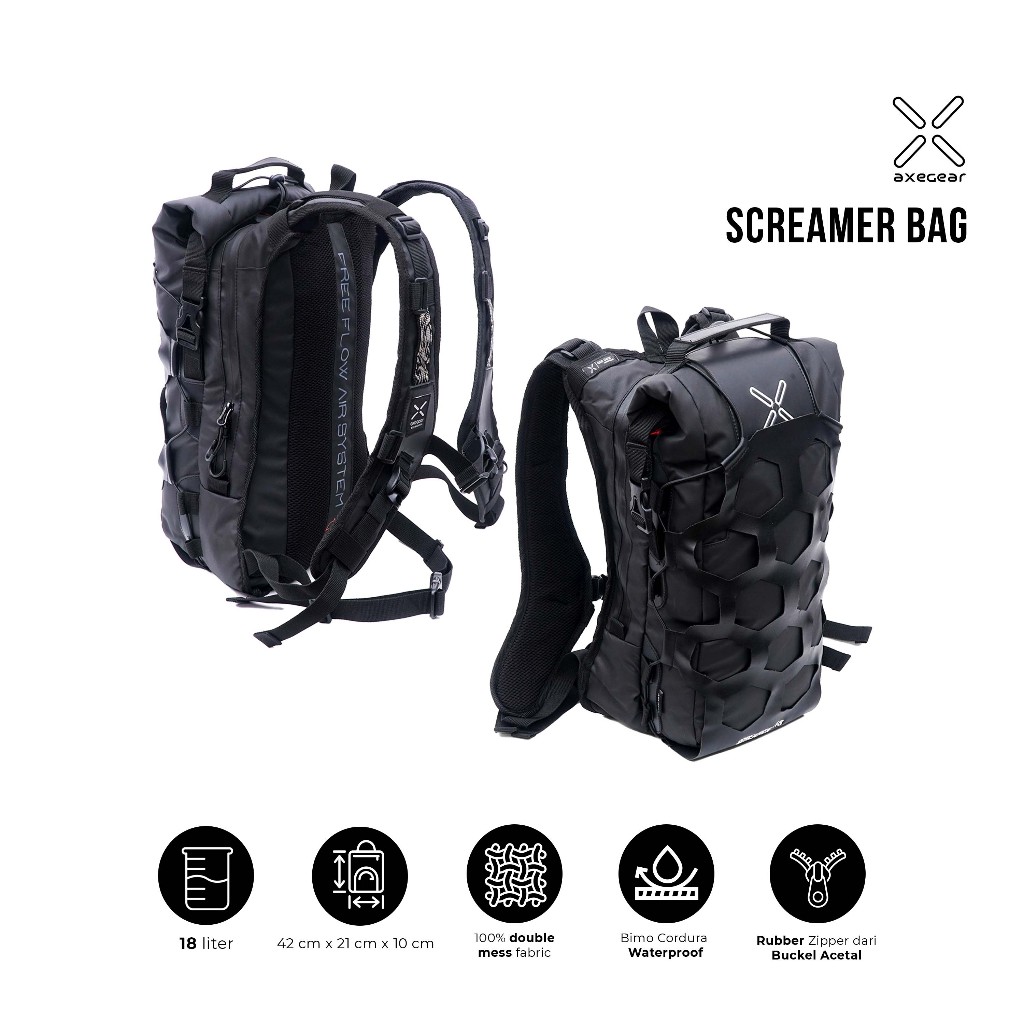 AXEGEAR Tas Trail Enduro Hydropack Screamer