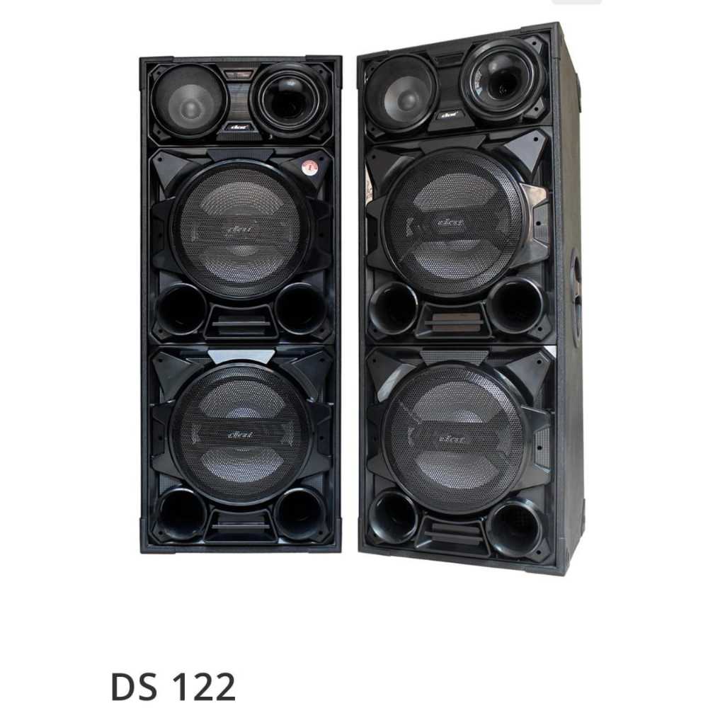 SPEAKER AKTIVE DAT 12 INCH DOUBLE WOOFER DS 122 GARANSI RESMI
