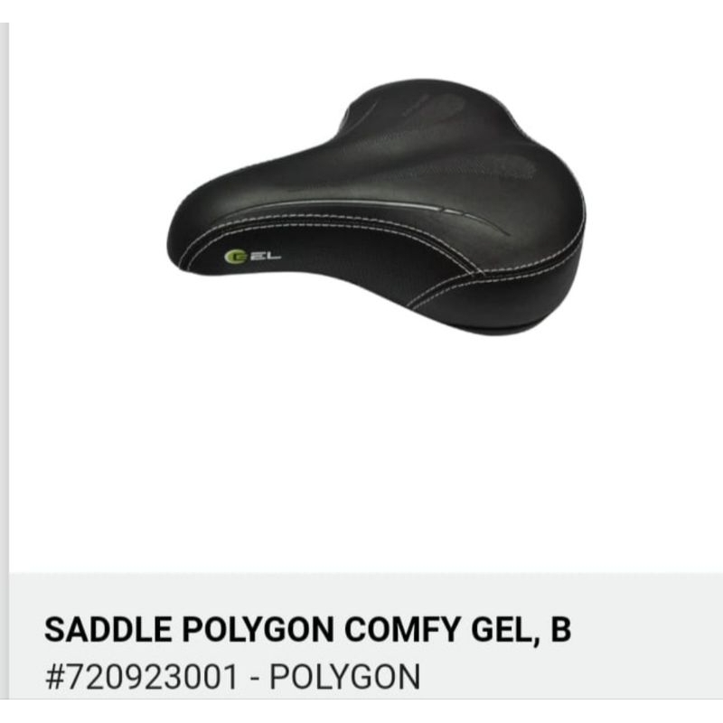Saddle Comfy Gel Polygon Sadel Jok Sepeda