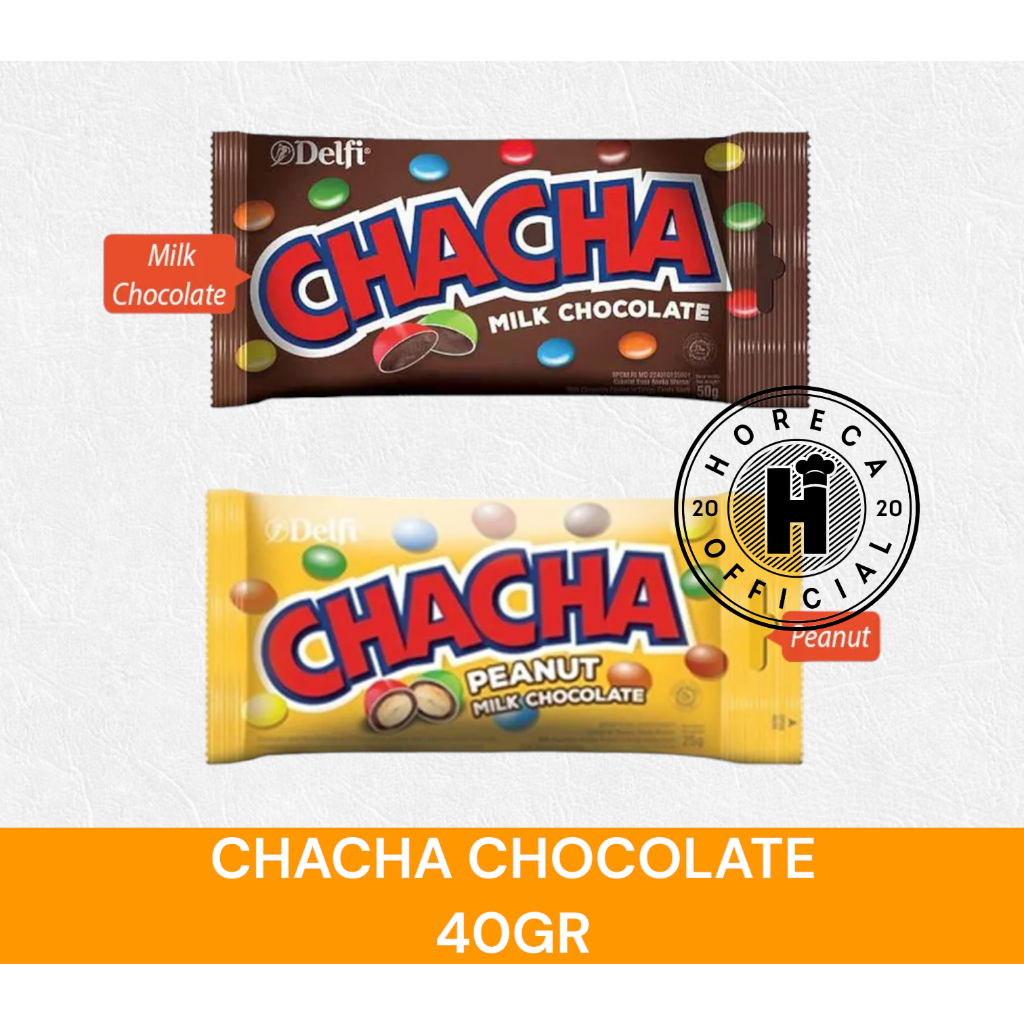 

CHACHA CHOCOLATE 40GR/BUTIRAN COKLAT CHACHA 40GR