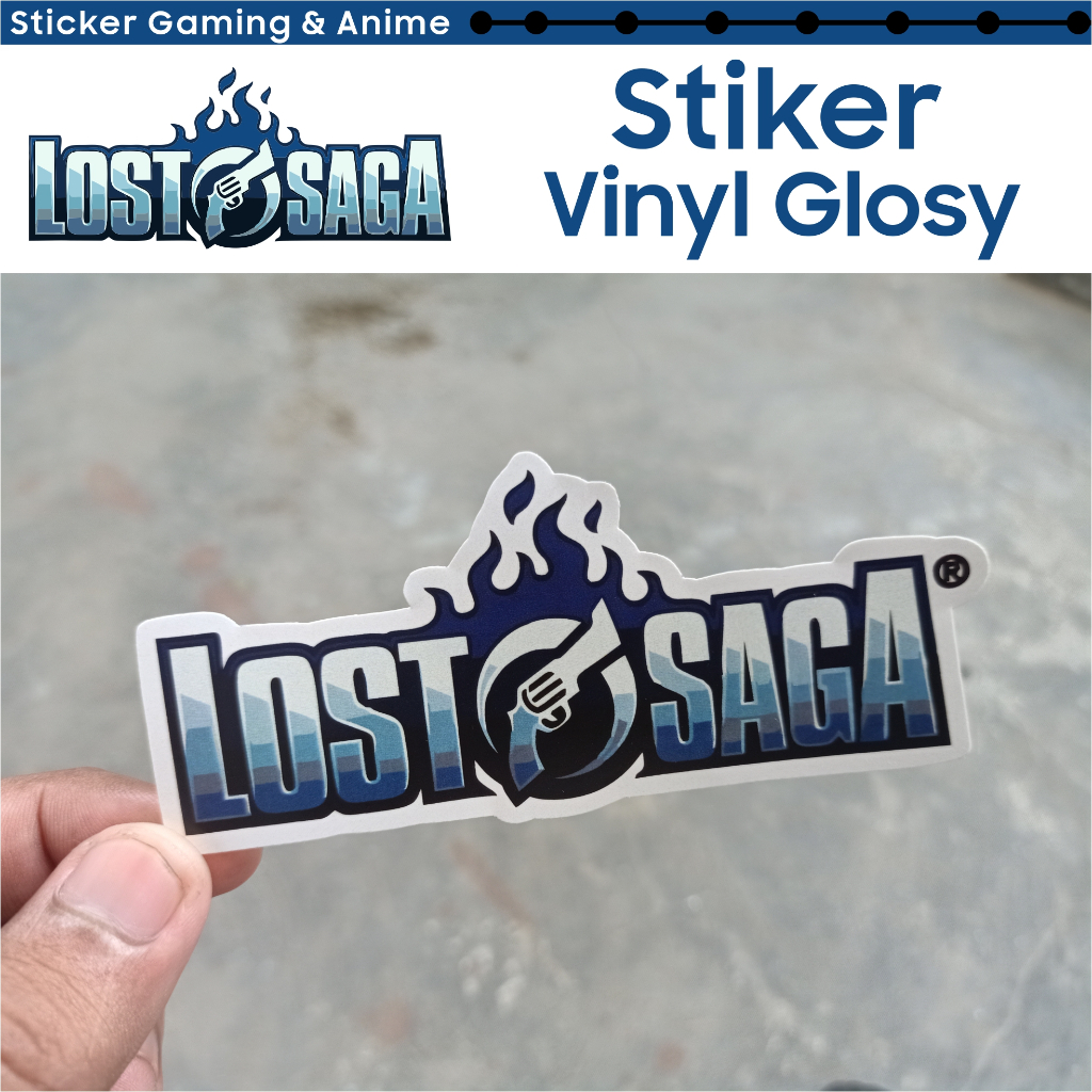 Stiker Vinyl Lost Saga New