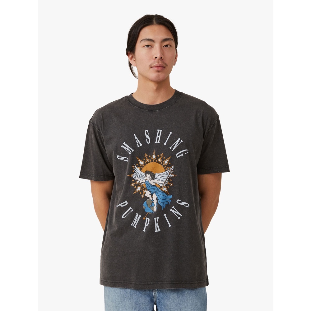 Kaos Smashing Pumpkins Grey Original Kaos band import