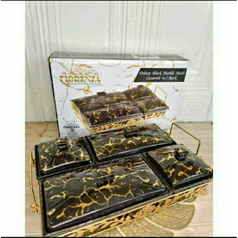 Prasmanan segi keramik fiorenza set Rak (Original)