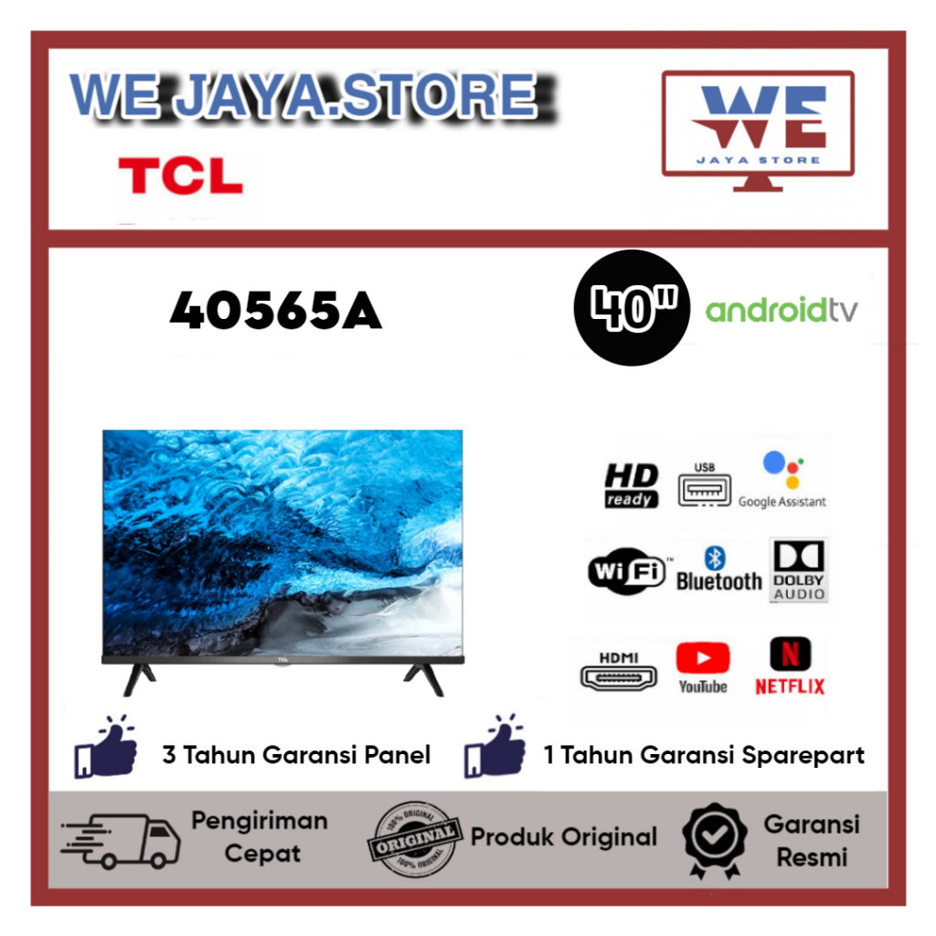 TV LED TCL 40S65A LED TCL 40 Inch Android TV