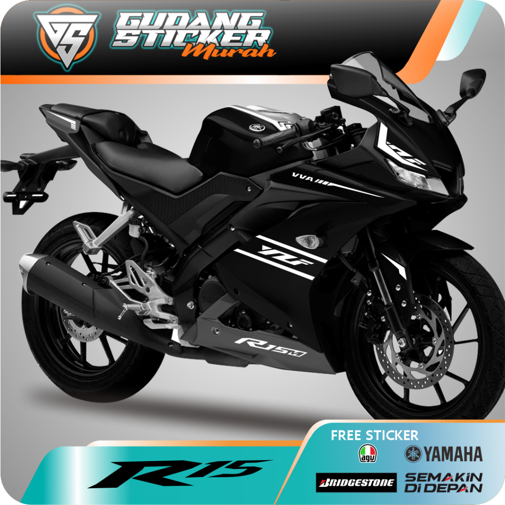 STRIPING CUTTING R15 V3 STIKER YZF STIKER 150 AKSESORIS SEPEDA MOTOR