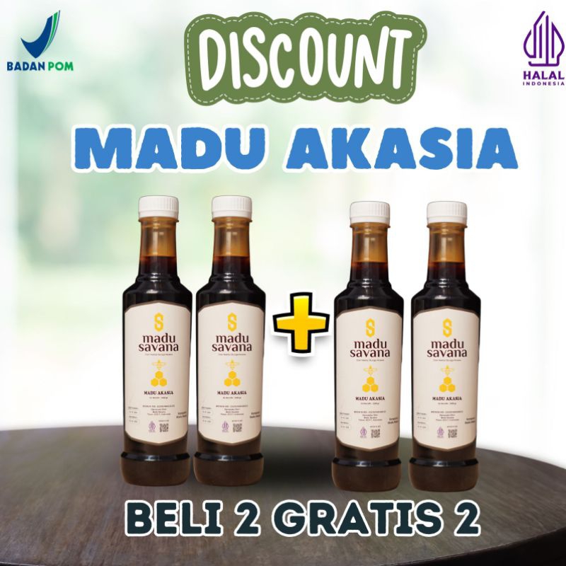 

Madu Savana Akasia Beli 2 Dapat 4 Pure Raw Honey