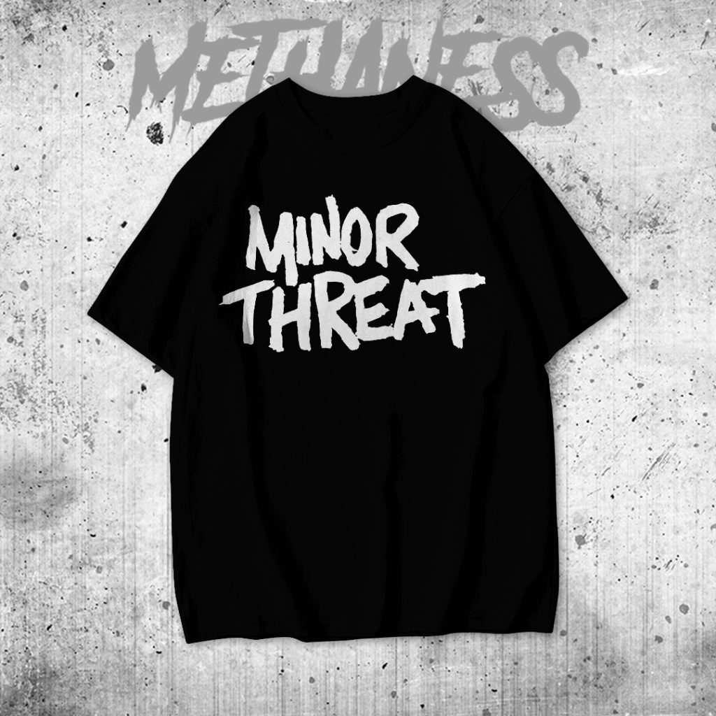 KAOS BAND MINOR THREAT / KAOS MINOR THREAT LOGO FONT