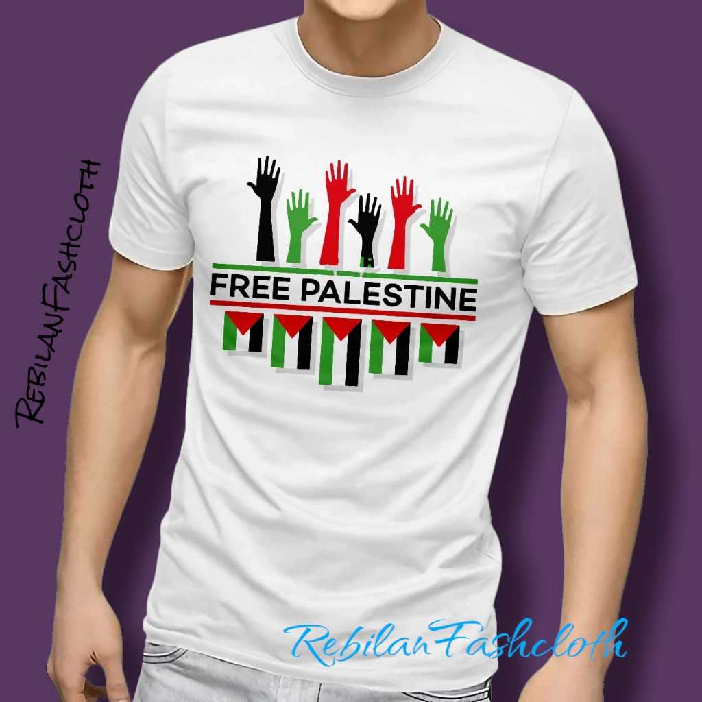 BAJU PRIA TERBARU  KAOS PRIA PALESTINE / BAJU JIHAD / T-SHIRT TERBARU