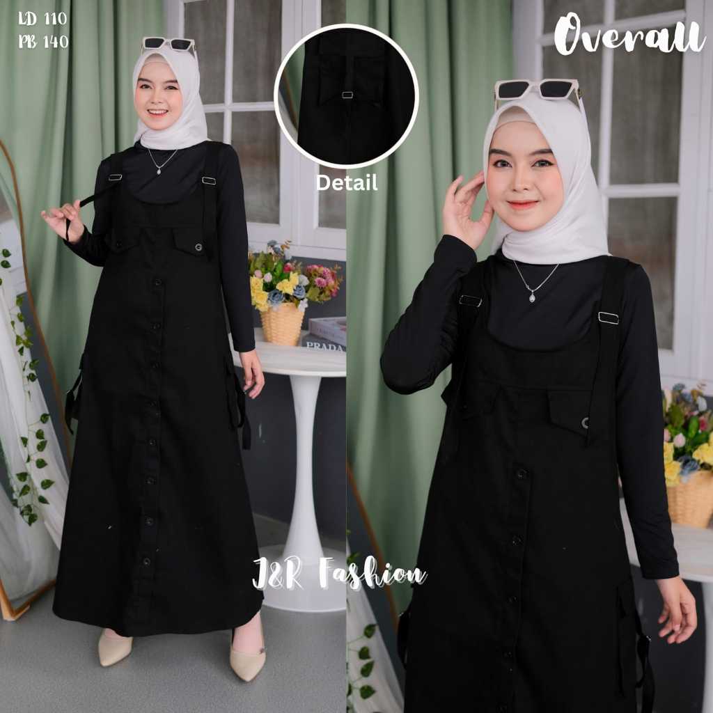 OVERALL CHINOS / OVERALL CARGO WANITA / FULL KANCING