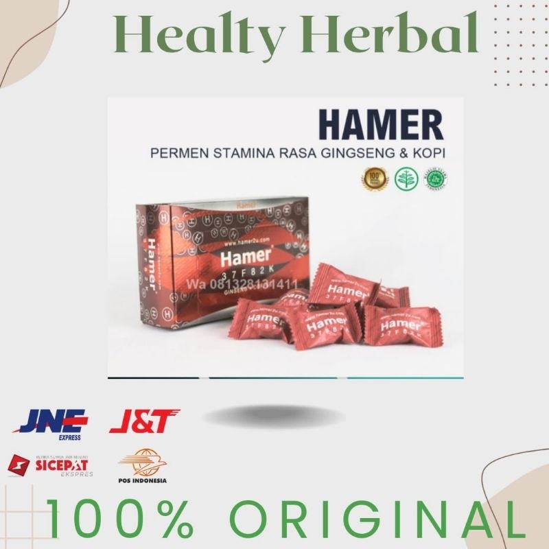 Hamer Candy Original 30 Pcs - Permen Hamer Ginseng