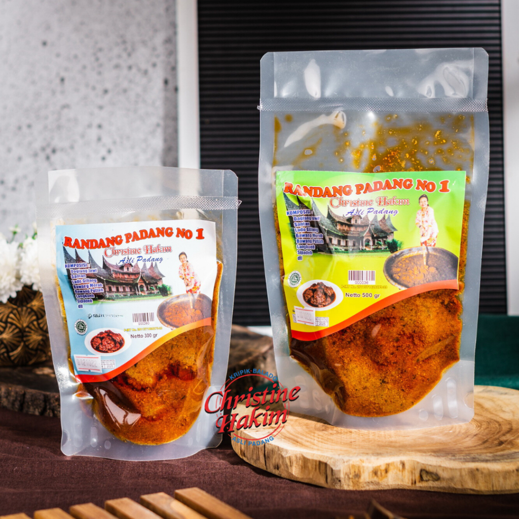 

Rendang Basah 500gr Christine Hakim