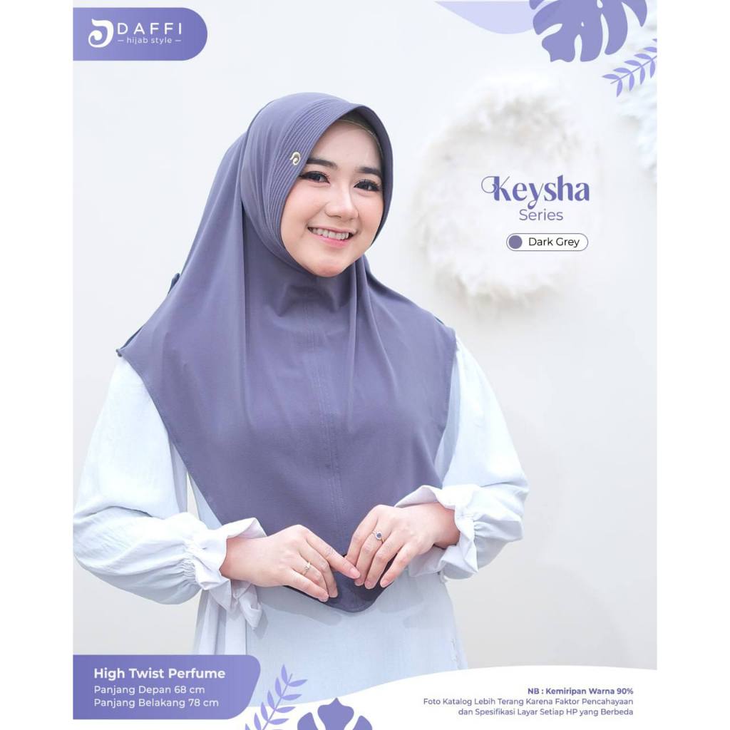 KEYSHA DAFFI HIJAB JERSEY PET ANTEM TERBARU