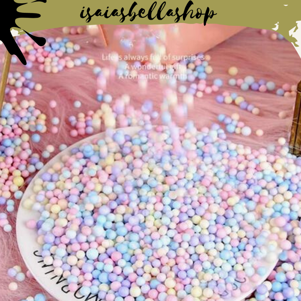 

STEREFOAM/STYROFOAM SALJU|Butiran Gabus / Styrofoam salju /Gabus warna warni / Gabus salju / STEREFOAM/STYROFOAM SALJU / Styrofoam Butiran Warna-Warni TERMURAH Floam Foam (untuk Slime/Bahan Craft/DIY/Souvenir/Undian) / Isi Bean Bag Bulir Styrofoam Premium