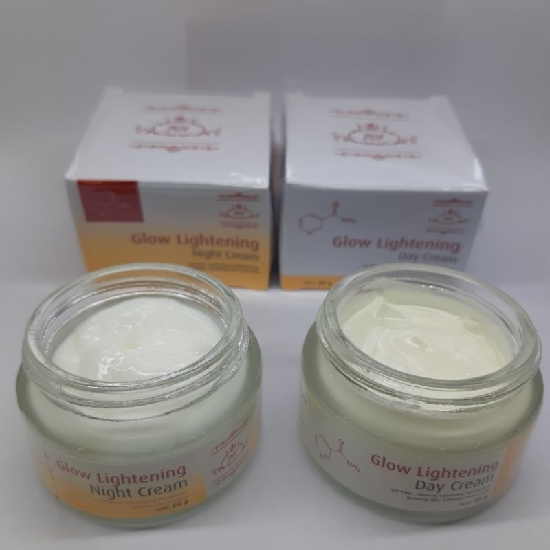 Cream Wajah Glow Lightening Day/Night 701Collagen 20gr Asli Bpom