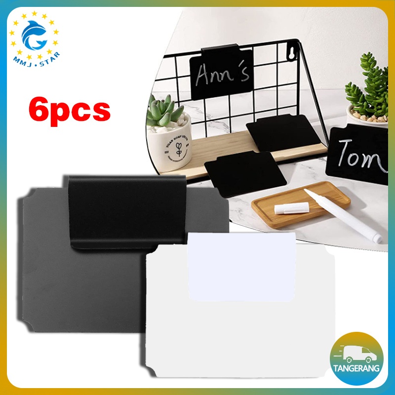 

Jepitan Papan Tulis Mini 6PCS/Klip Penyimpanan Tag/Klip Blackboard
