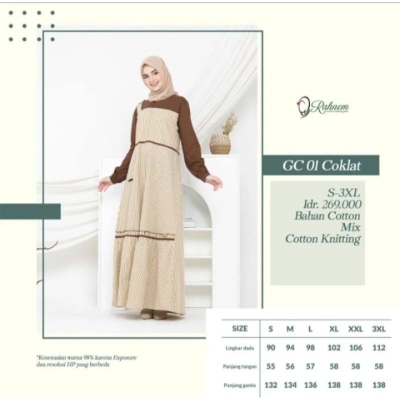 baju gamis rahnem couple 01