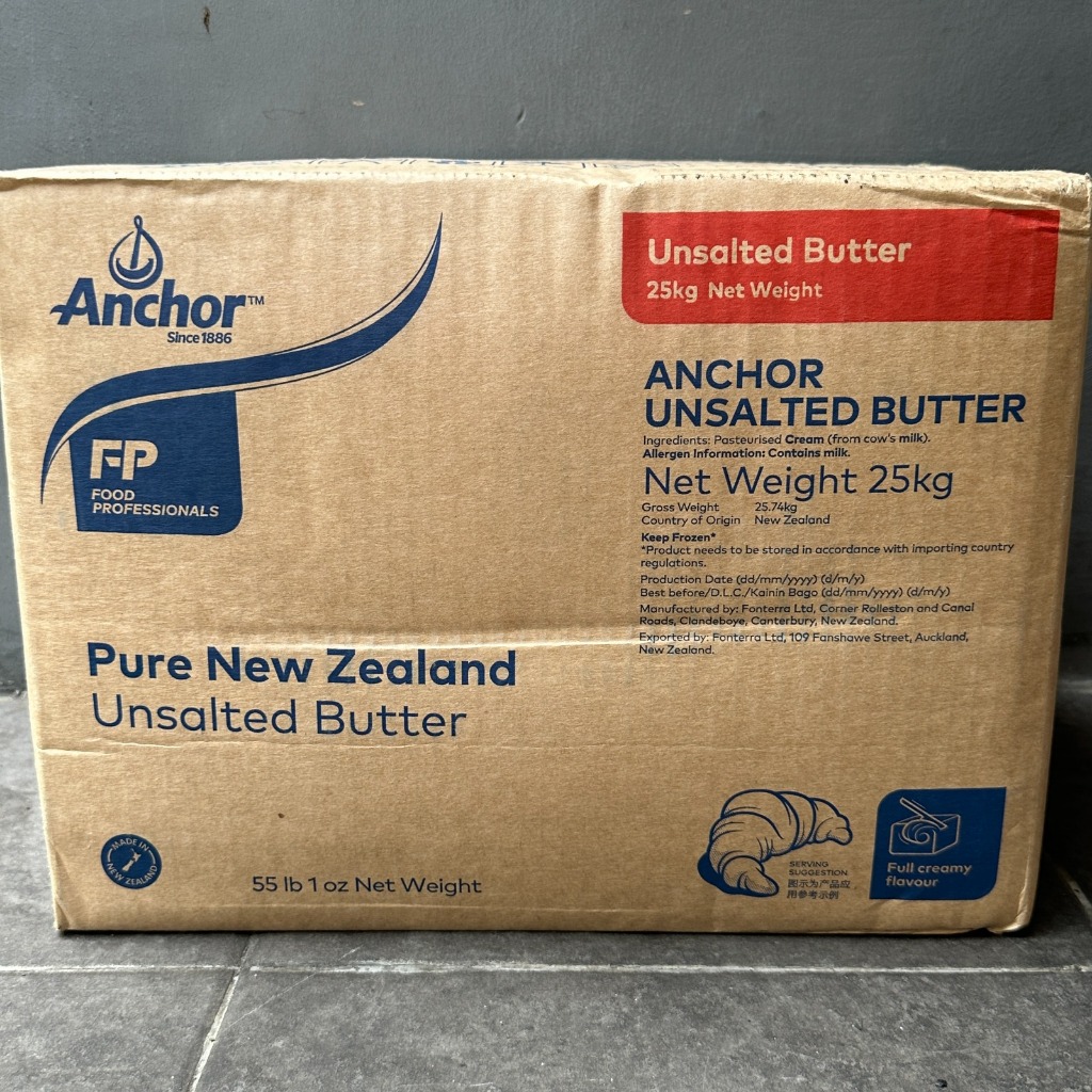 Anchor Butter Unsalted 25 Kg