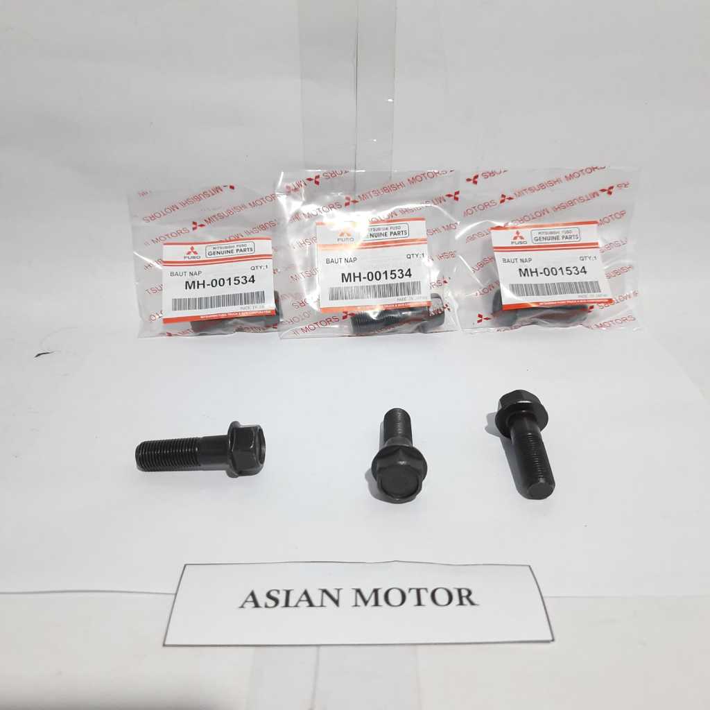 BAUT NAP PS125 CANTER HALUS BOLT AXLE PS125 CANTER