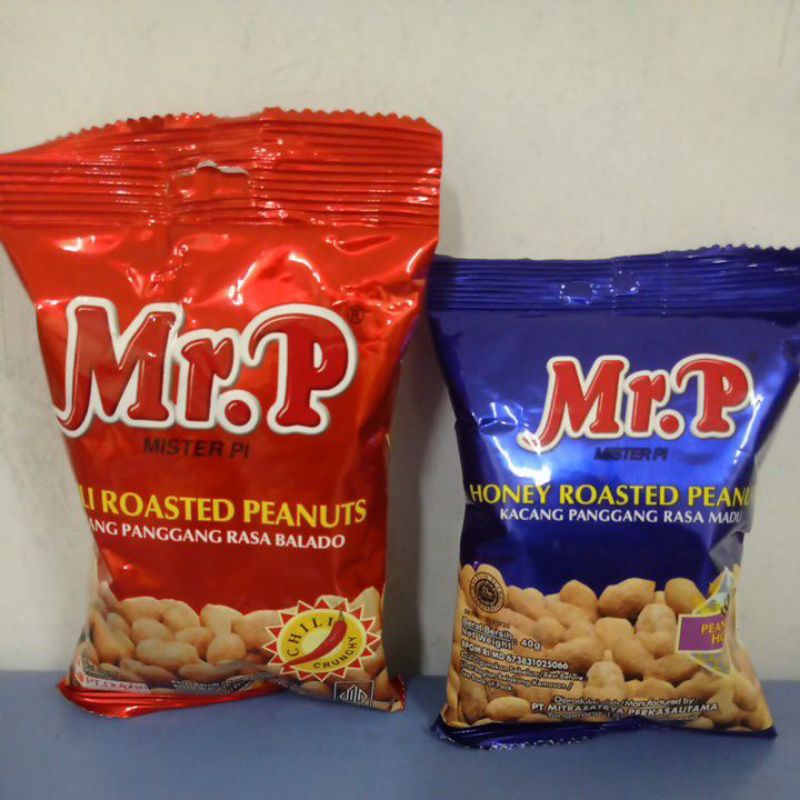 

MR P HONEY/CHILI ROASTED PEANUT 40GR