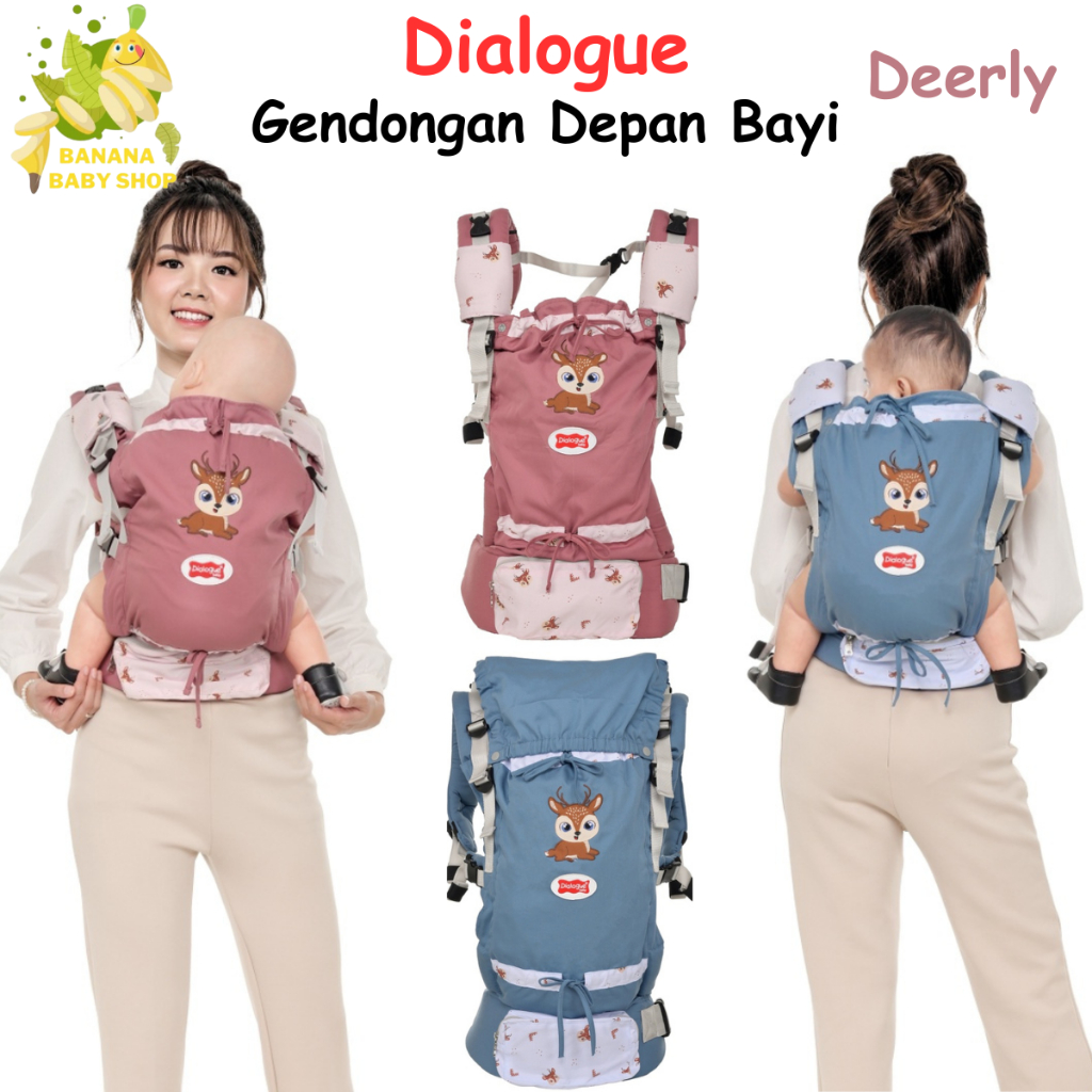 Dialogue Gendongan Ransel Bayi SSC M-Shape Deerly Series - Gendongan Bayi Anak