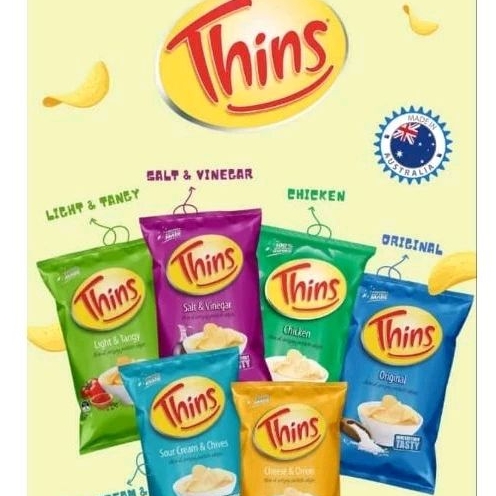 

Thins Potato Snack Import Australia 45g