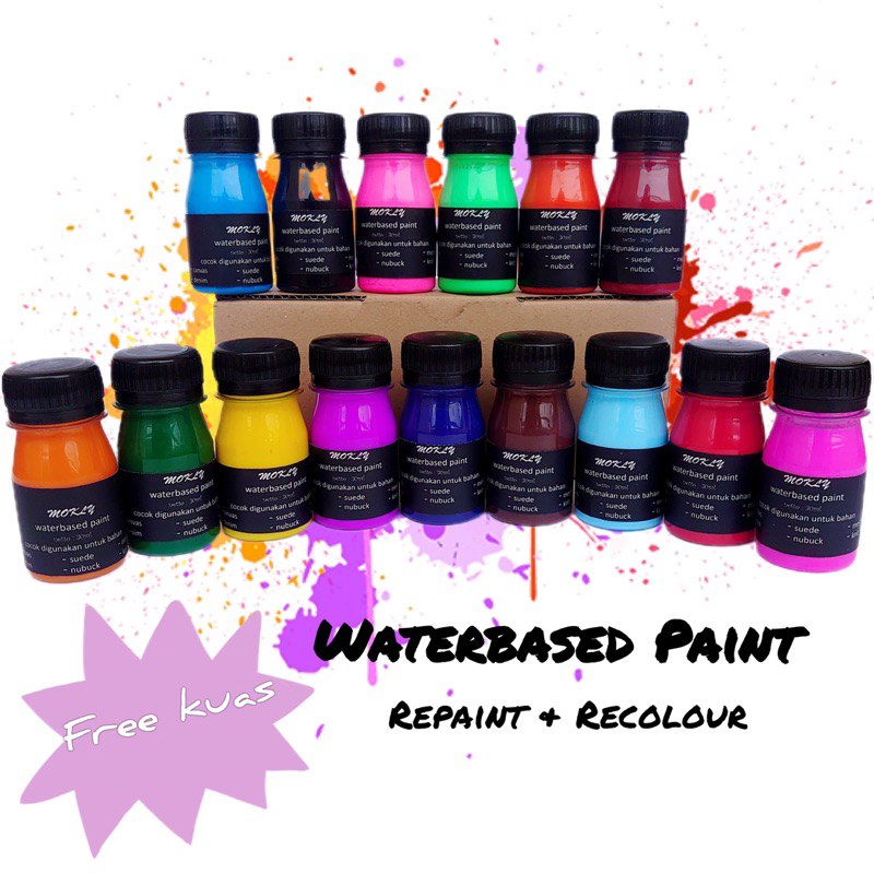 cat sepatu/cat sepatu canvas/cat waterbased