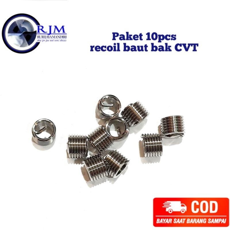 Paket 10pcs recoil baut CVT recoil baut bak CVT recoil CVT