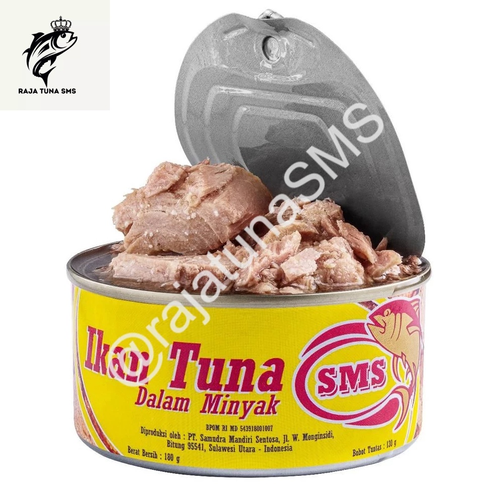 

Restock Ikan tuna kaleng SMS - Tuna chunk dalam minyak 180gr