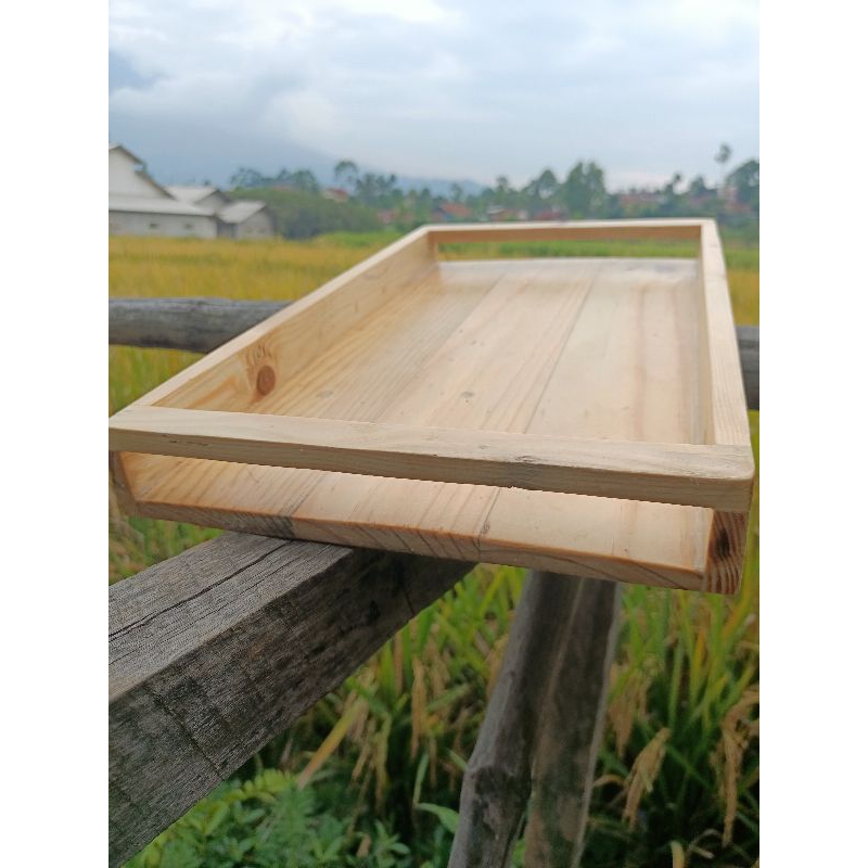 nampan full kayu jati belanda