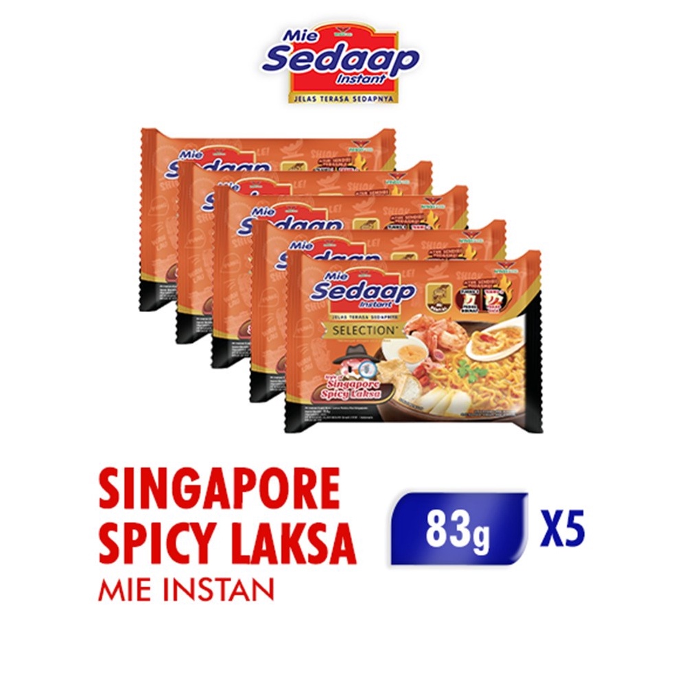 

Kejutan disini Sedaap Mie Instan Singapore Spicy Laksa Bag 83 gr x5