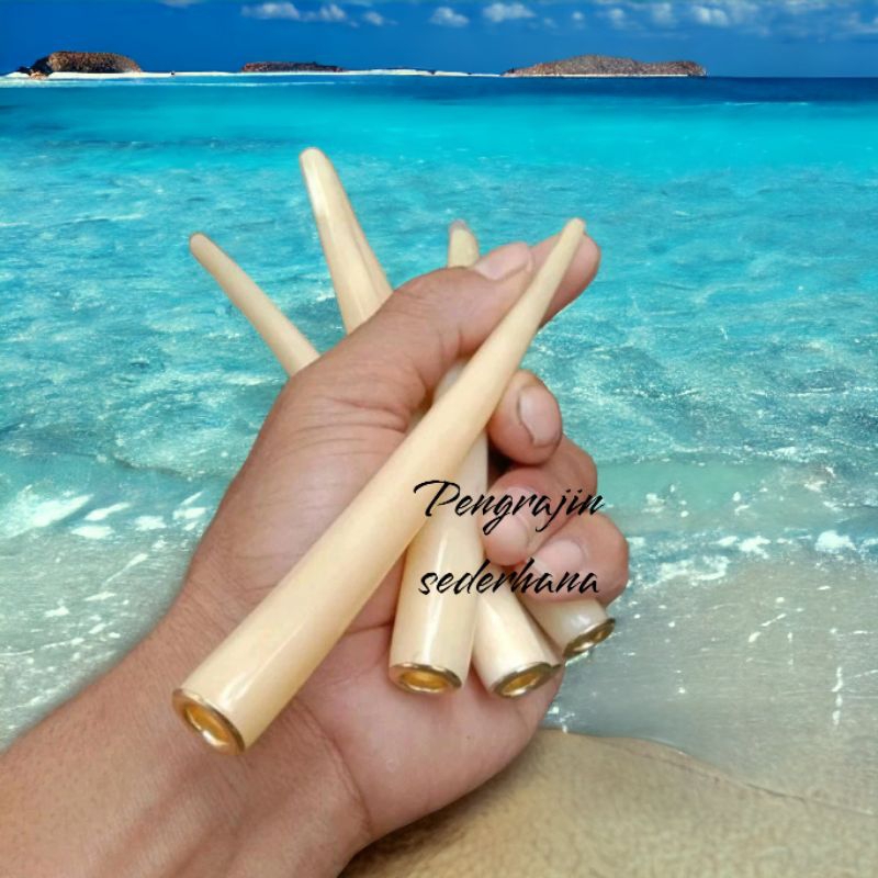 once tulang sapi pakai ring emas elegan dan gagah