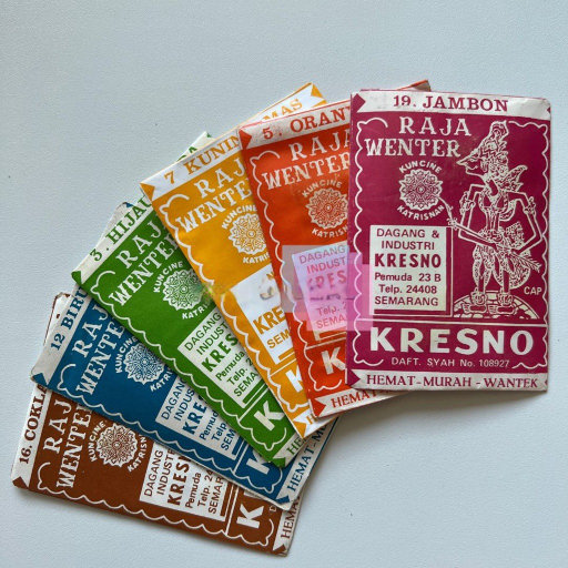 Pewarna Kain MERK KRESNO Wantex Warna RANDOM Grosir DIY Tie Dye Sumbo Jumput Wenter Komplit Bahan Ka