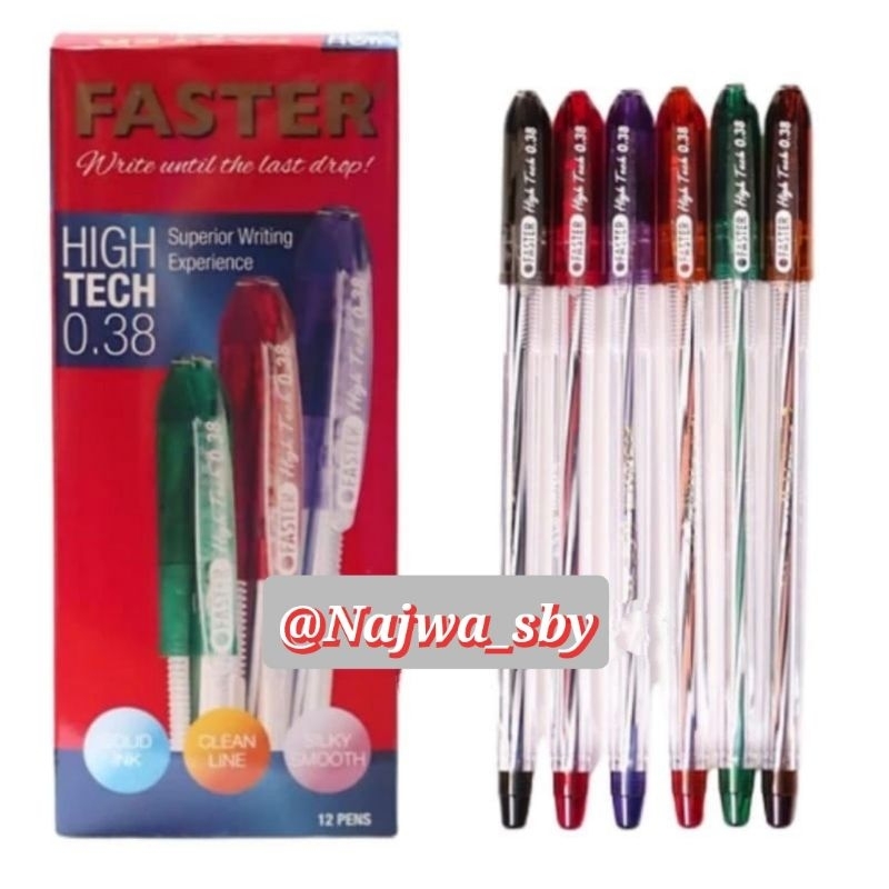 

Ballpoint/Pulpen Faster 0.38 sign pen
