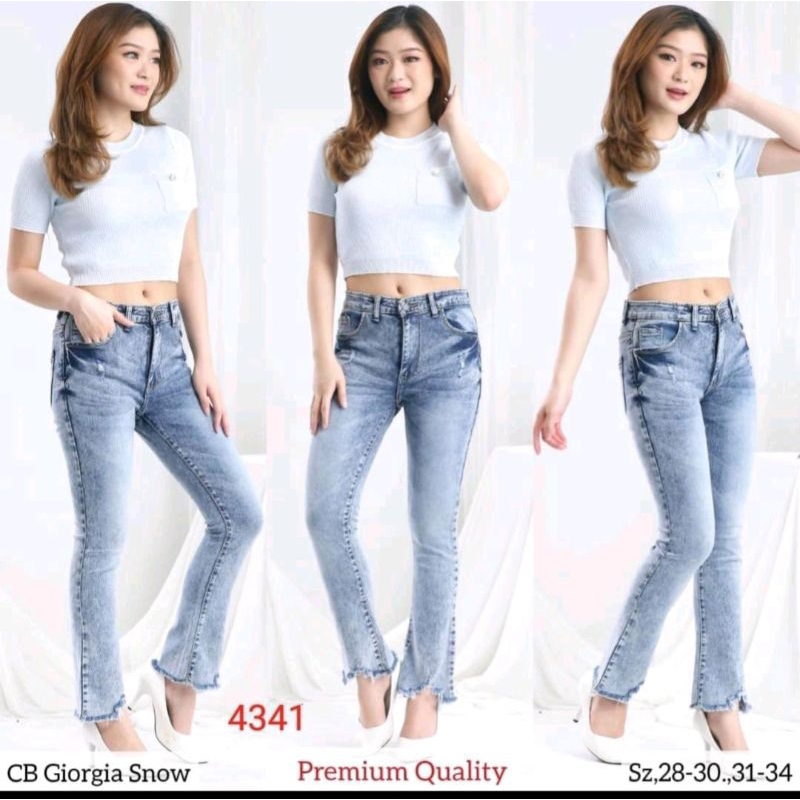 celana jeans evodom cutbray Giorgio snow 4341