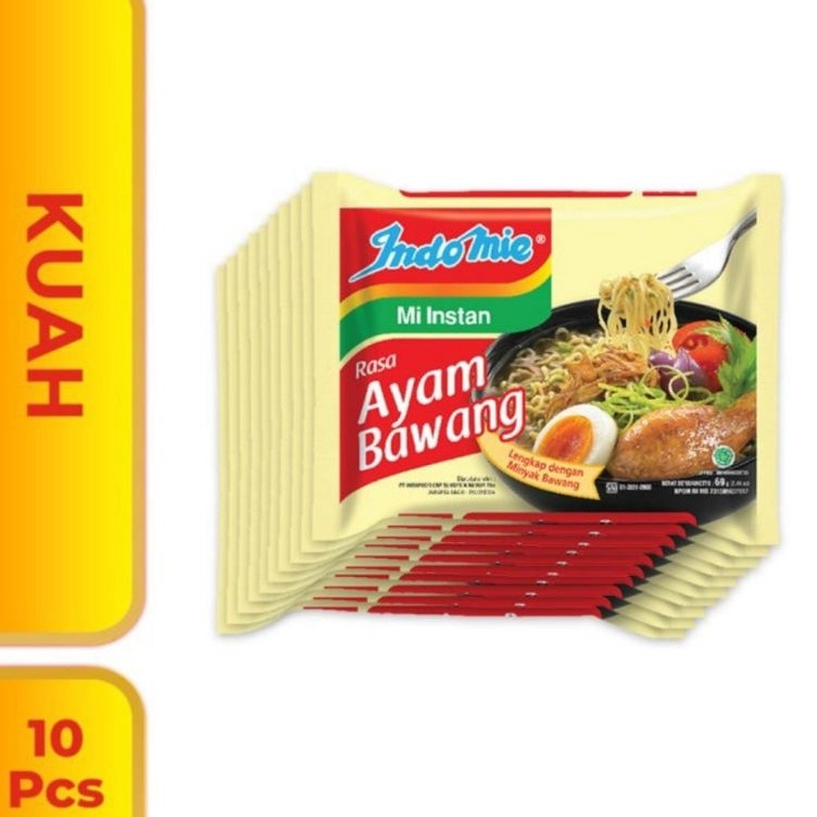 

Top Design 10 Pcs - Indomie Kuah Ayam Bawang