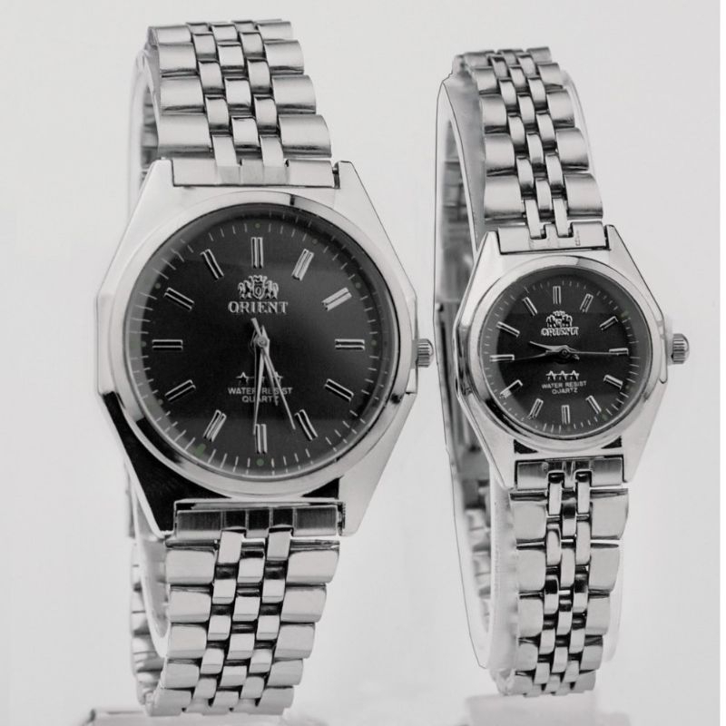 JAM TANGAN COUPLE ORIENT TALI RANTAI STAINLESS STEEL