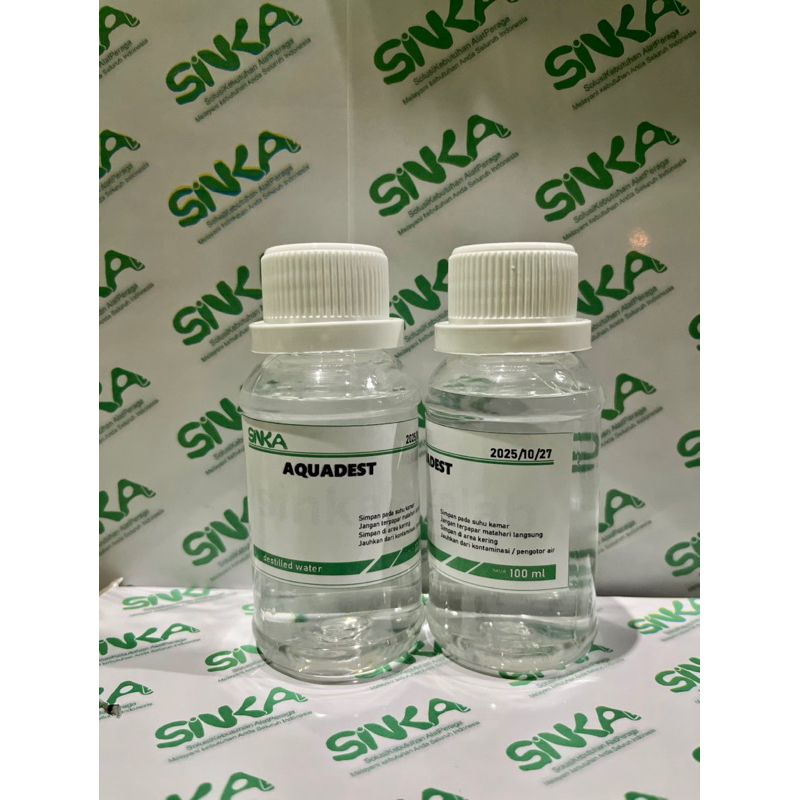Aquadest / Aquades / Air Murni / Air Suling 100ml