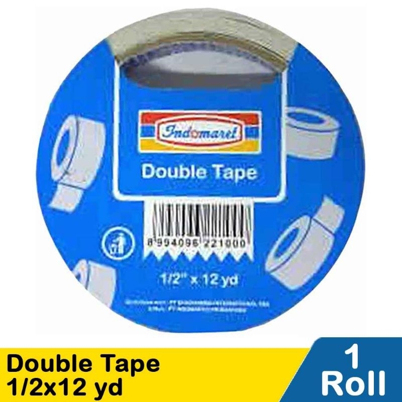 

Indomaret Double Tape 1/2Inx12yr 12Mmx11m Rol