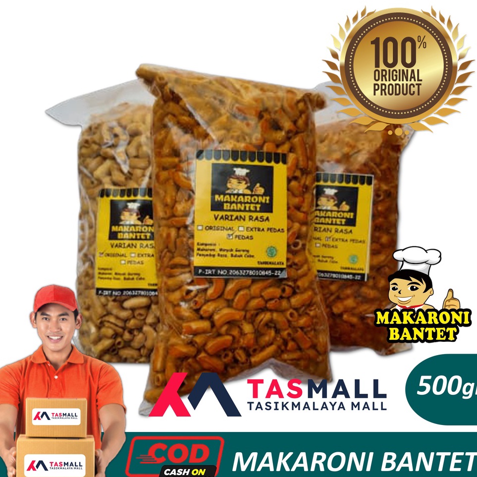 

Murah Lebay MAKARONI BANTET KILOAN Oleh-Oleh Khas Tasikmalaya kemasan 500gr