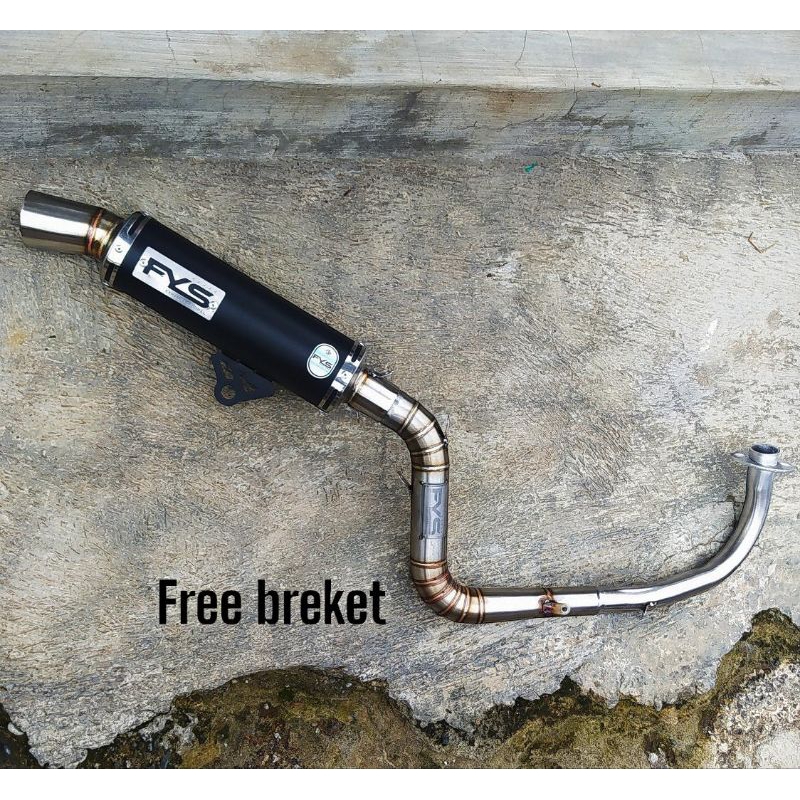knalpot samlong Vario,arerox,beat original FYS inlet 38,45,50mm FREE BREKET