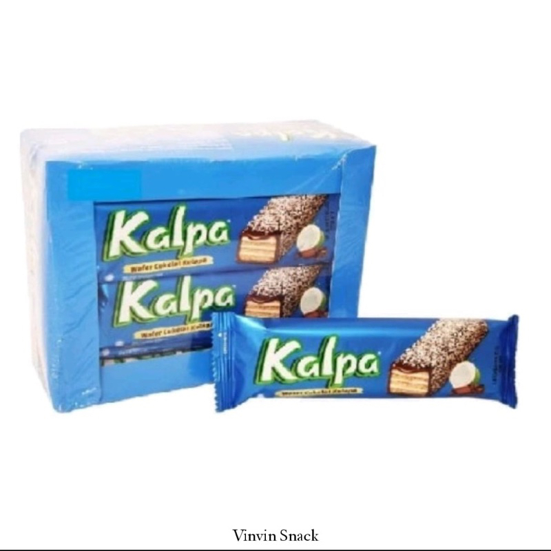 

KALPA WAFER COKELAT KELAPA 24 GRAM EX 28 GR ECER COKLAT