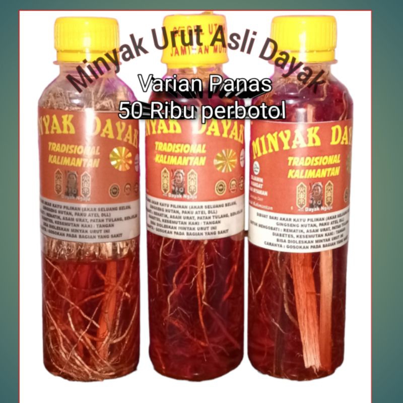 Varian Panas Minyak Urut Asli Dayak