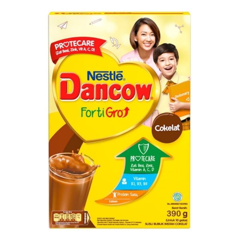 

Nestle dancow FortiGro susu bubuk instan cokelat 360gr