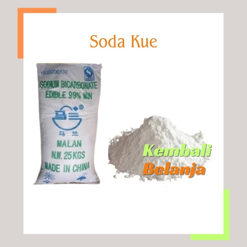 

Soda Kue/ Sodium Bicarbonate/ Baking Soda Food Grade 1 Kg