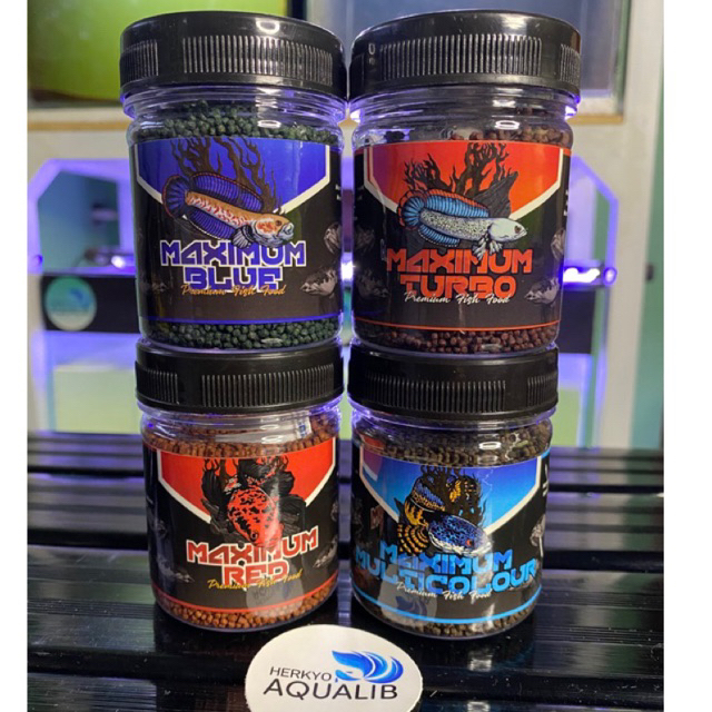 Pelet Maximum Turbo Red yellow Blue Ginan Aquatic