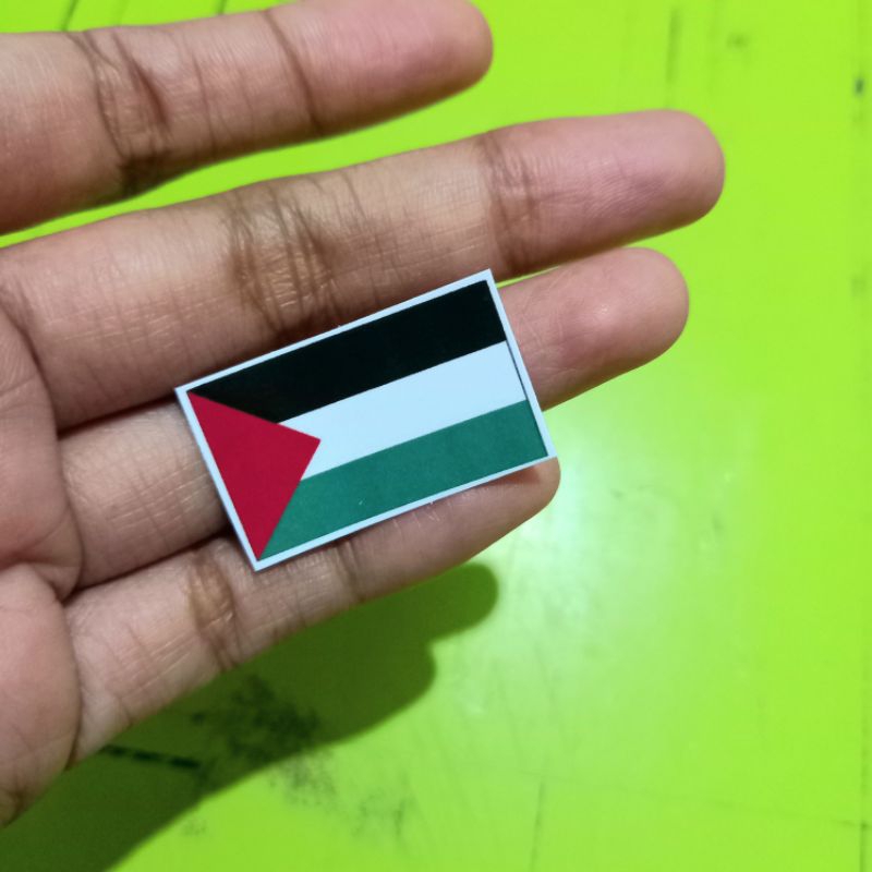 

60 picis stiker pipi bendera palestina dan indonesia